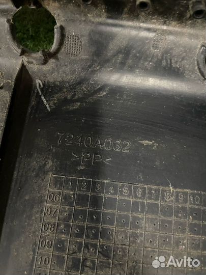 Обшивка багажника Mitsubishi lancer X 10