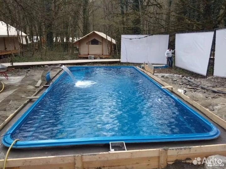 Пластиковый бассейн