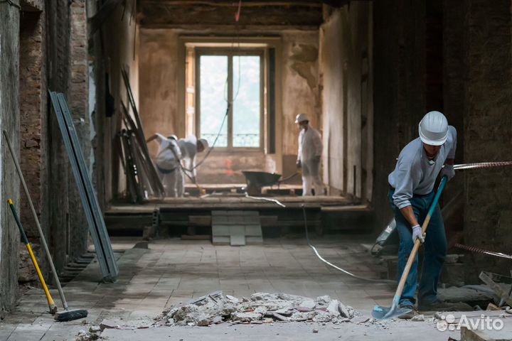 Ремонт, демонтаж, любые виды строительных работ