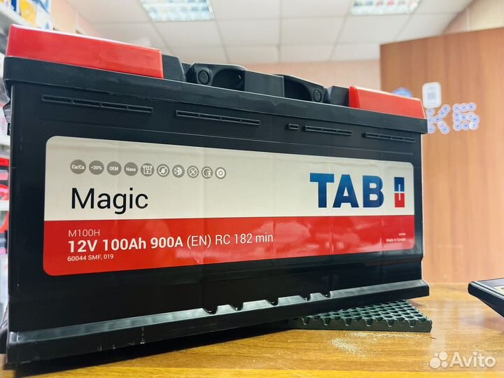 Аккумулятор TAB 100 Ач на Audi