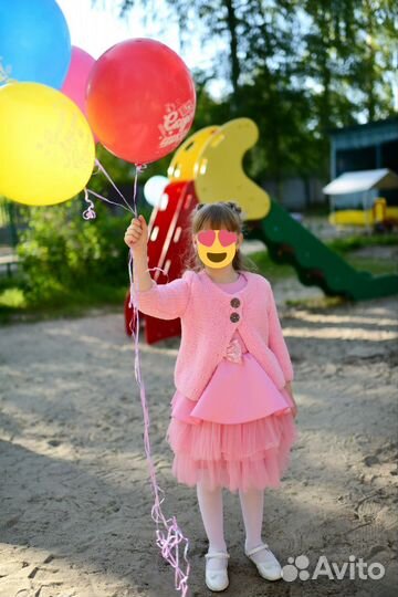 Красивое платье для девочки 128 134