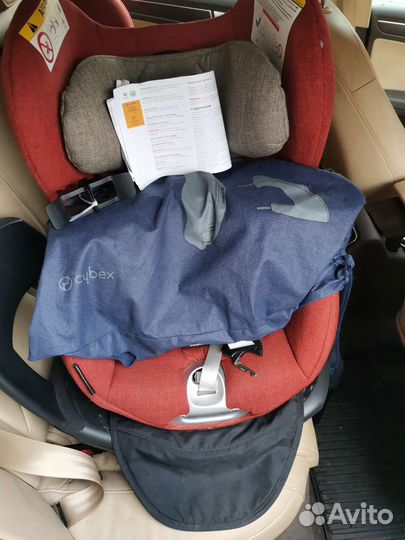 Автокресло Cybex Sirona Plus Platinum Autumn gold