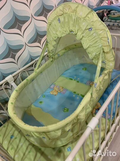 Детская кровать с люлкой