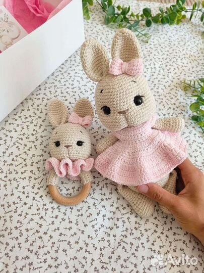 Вязаные игрушки ручной работы