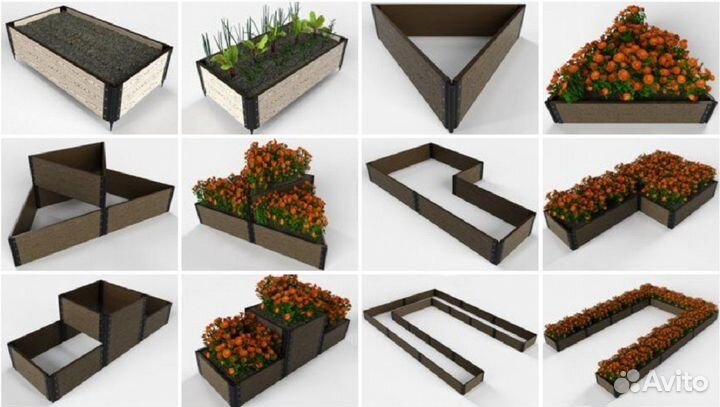 Доска дпк для грядок и клумб