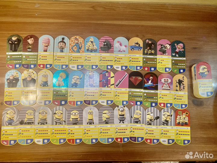 Гадкий я 3 карточки