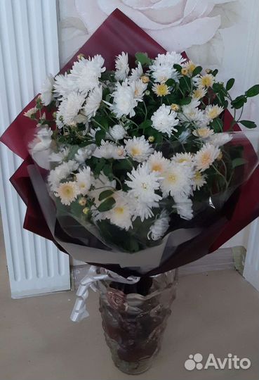 Хризантемы, букет,цветы