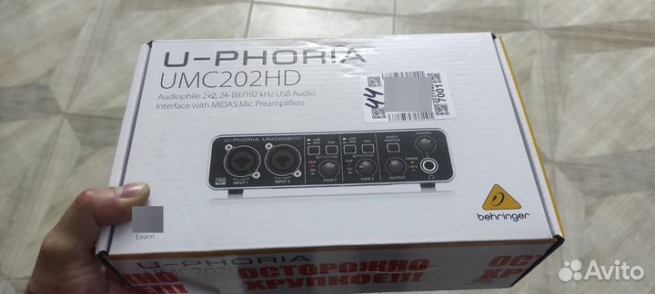 Behringer u phoria umc202hd
