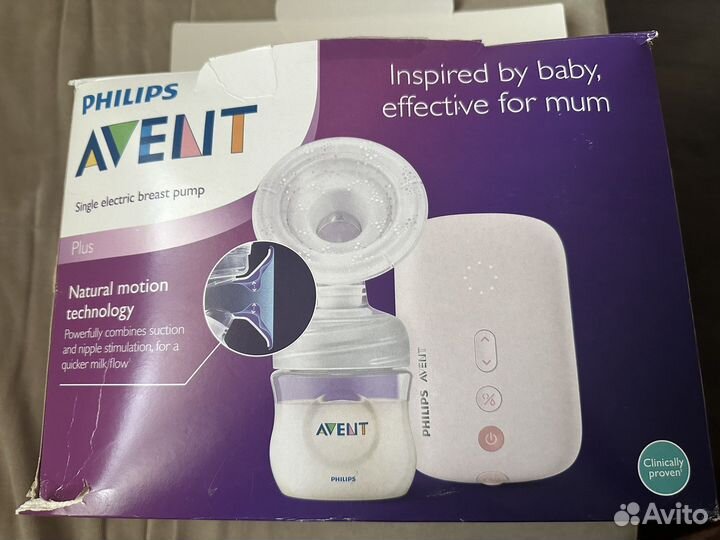Молокоотсос avent электрический