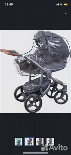 Дождевик на коляску Бим-Бом