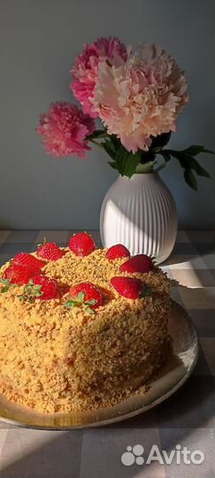 Домашний торт медовик