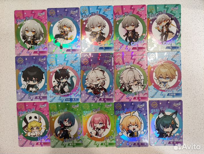 Коллекционные карты хср хонкай стар рейл