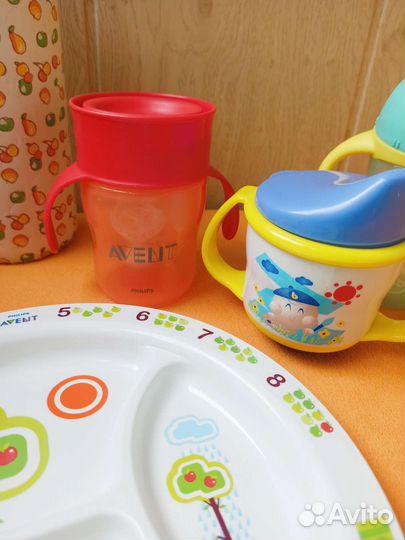 Детская посуда для кормления пакетом