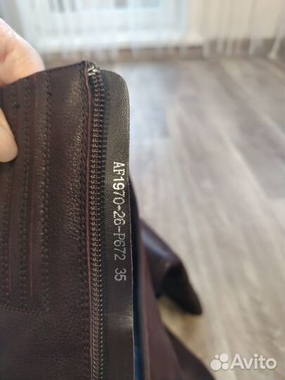 Сапоги женские натуральная кожа 35 размер