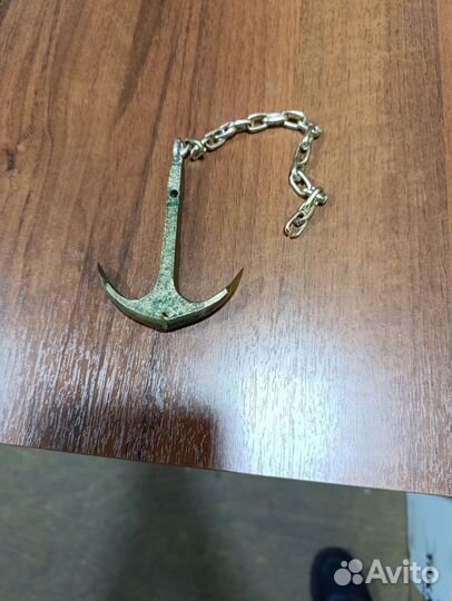 Якорь латунный сувенир