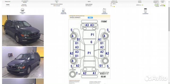 Датчик температурный Toyota allex/allion/alphard/altezza/avensis/blade/caldina/camry/carina/carina E