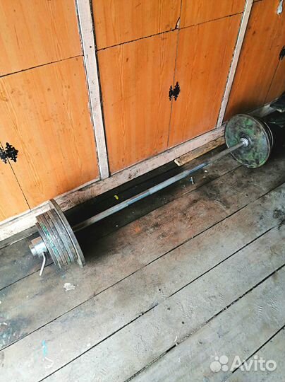 Штанга блины бу