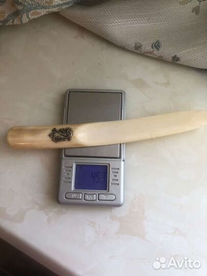 Нож для бумаги,вскрытия конвертов. Кость