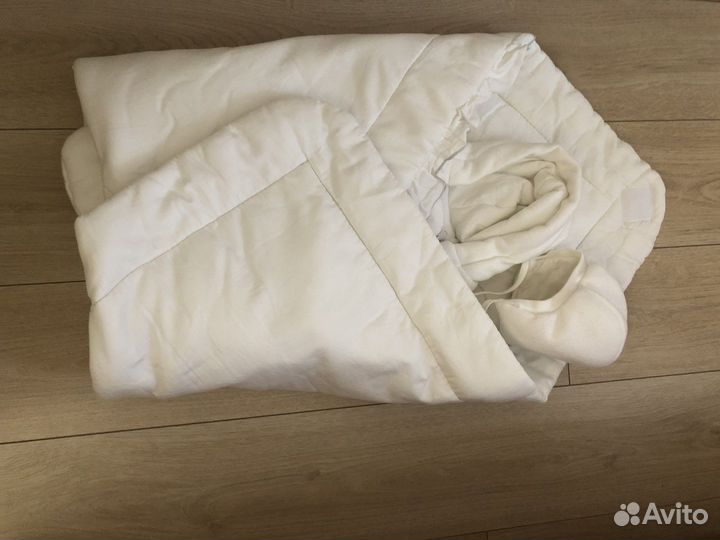 Конверт одеяло на выписку осень весна