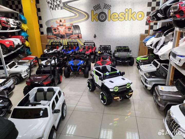 Электромобиль детский джип 1166 4вд новый