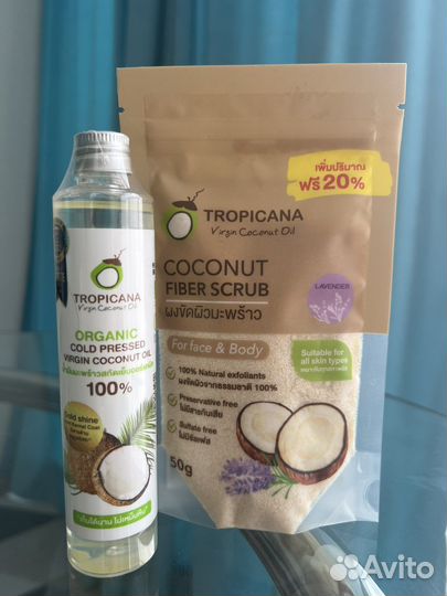 Кокосовое масло + скраб тайланд