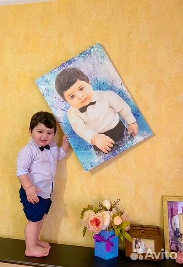 Портрет на холсте по фото