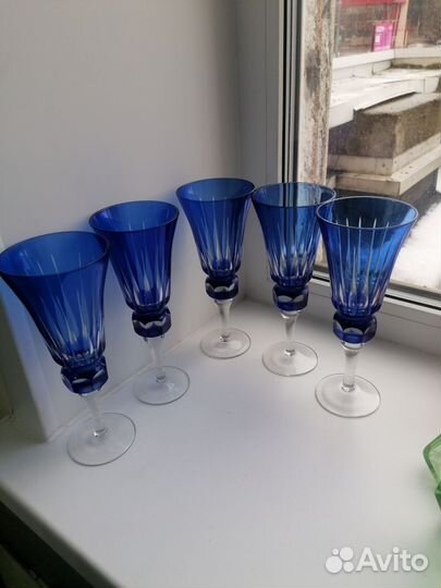 Набор Фужеров, бокалов, Стрий 5шт