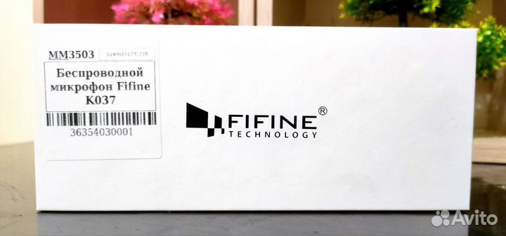 Микрофон петличный беспроводной Fifine K037