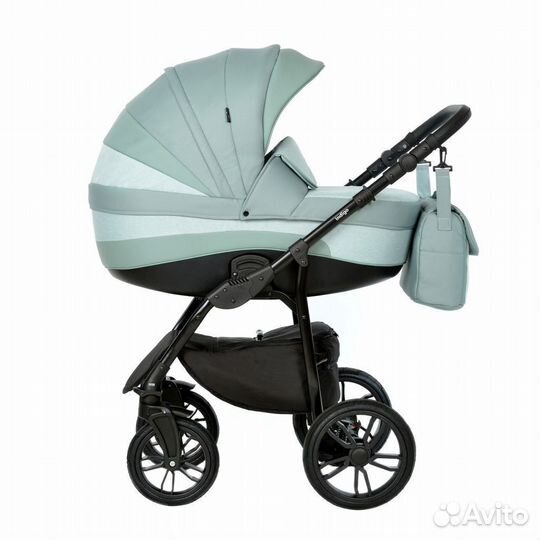 Коляска 2в1 indigo Indigo 03 шалфей