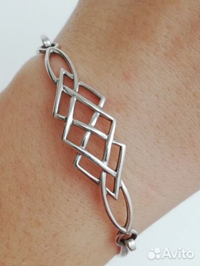 Серебряный браслет 925 проба Первая пол 20 века