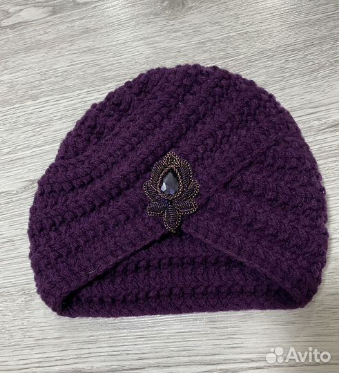 Шапка женская вязаная