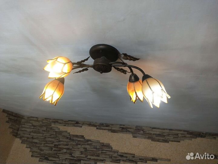 Люстра потолочная бу