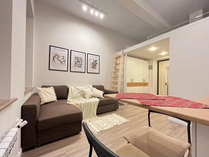 Квартира-студия, 26 м², 2 кровати, Санкт-Петербург