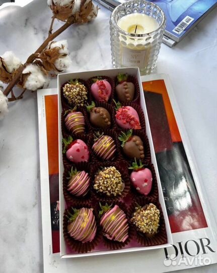 Клубника, клубника в шоколаде, доставка