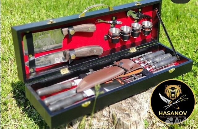 Шашлычный подарочный набор шампуров Дагестан