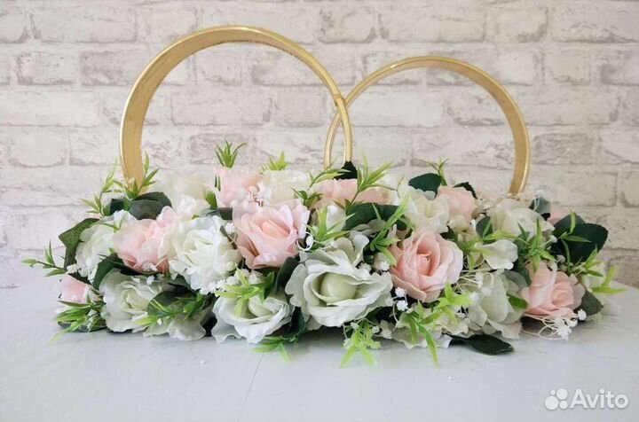 Свадебные аксессуары на машину, кольца