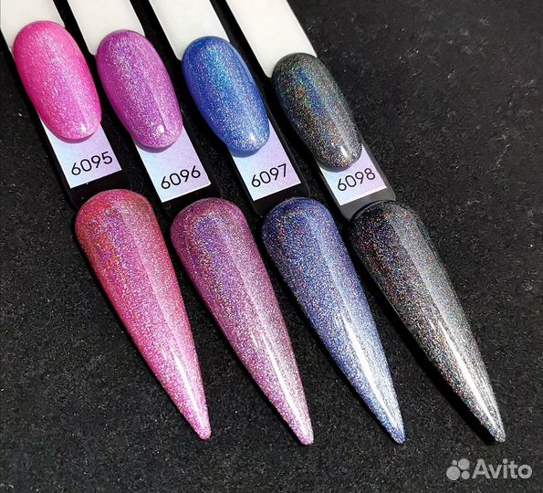 Гель-лак с эффектом втирки prismatic, ruNail