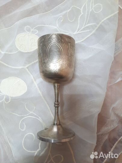 Бокал латунь