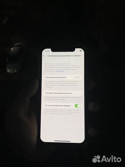 iPhone X 64GB 100акб
