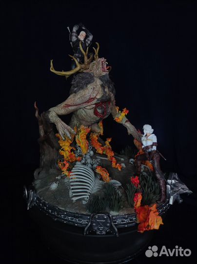 Диорама Геральт и Цири(Ведьмак)