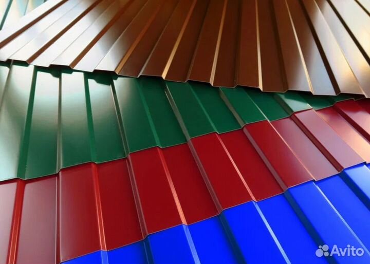 Профнастил под забор. Доставка Бесплатно