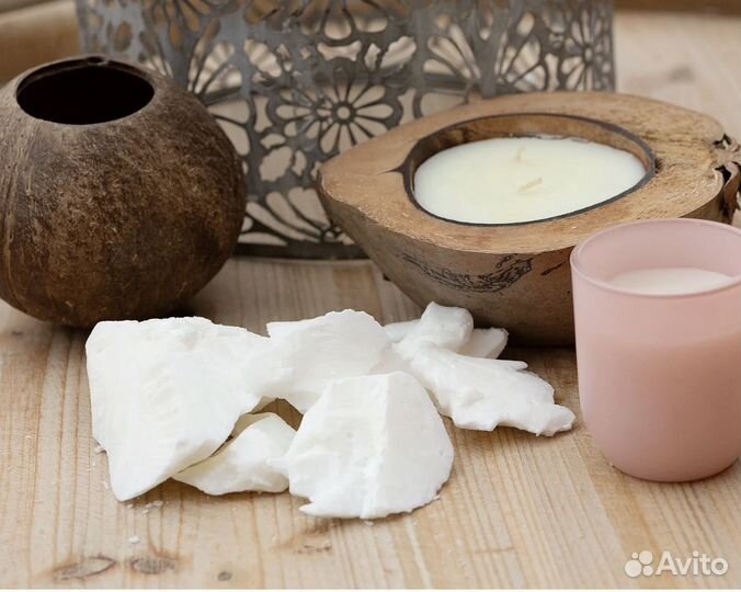 Кокосовый воск для свечей