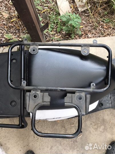 Маленький багажник на Yamaha Gear 4t