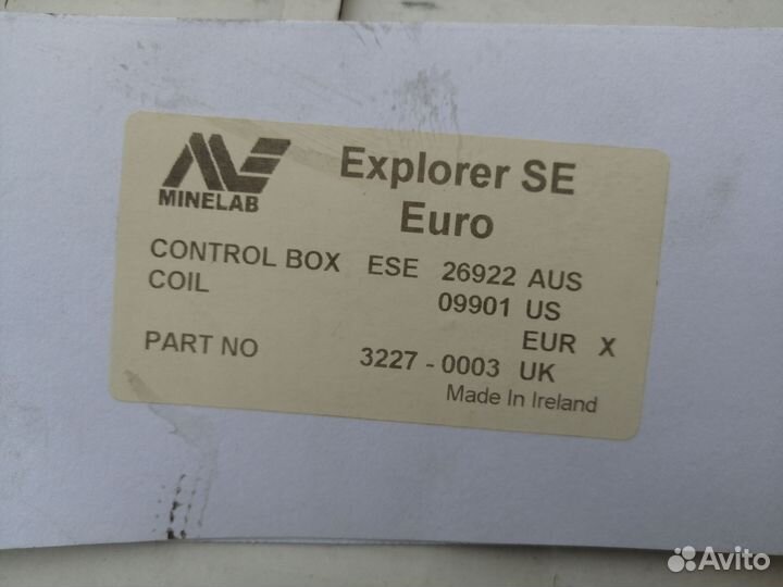 Металлоискатель бу minelab explorer se