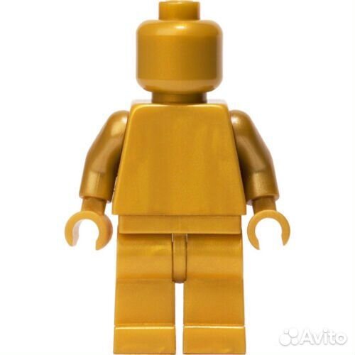 Lego monochrome gold minifigure