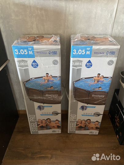 Каркасный бассейн bestway steel pro 305x305x100