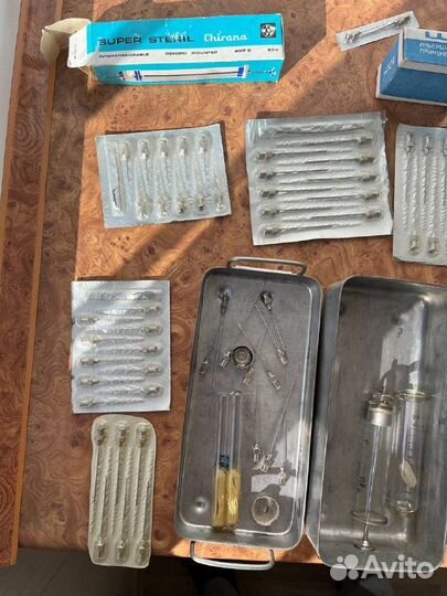 Советские многоразовые шприцы и иглы СССР