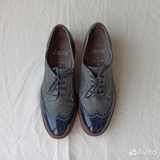 Полуботинки (туфли на шнурках) Jana 38 размер