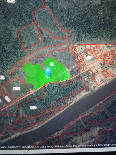 Участок 7,45 га (СНТ, ДНП)