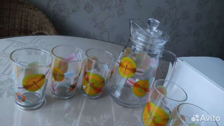 Набор графин и 6 стаканов